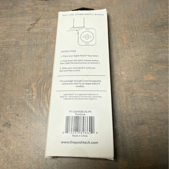 Posh Pink, White & Gold Multi-Stack Beaded Bracelet Set for Apple Watch. - Picture 2 of 8